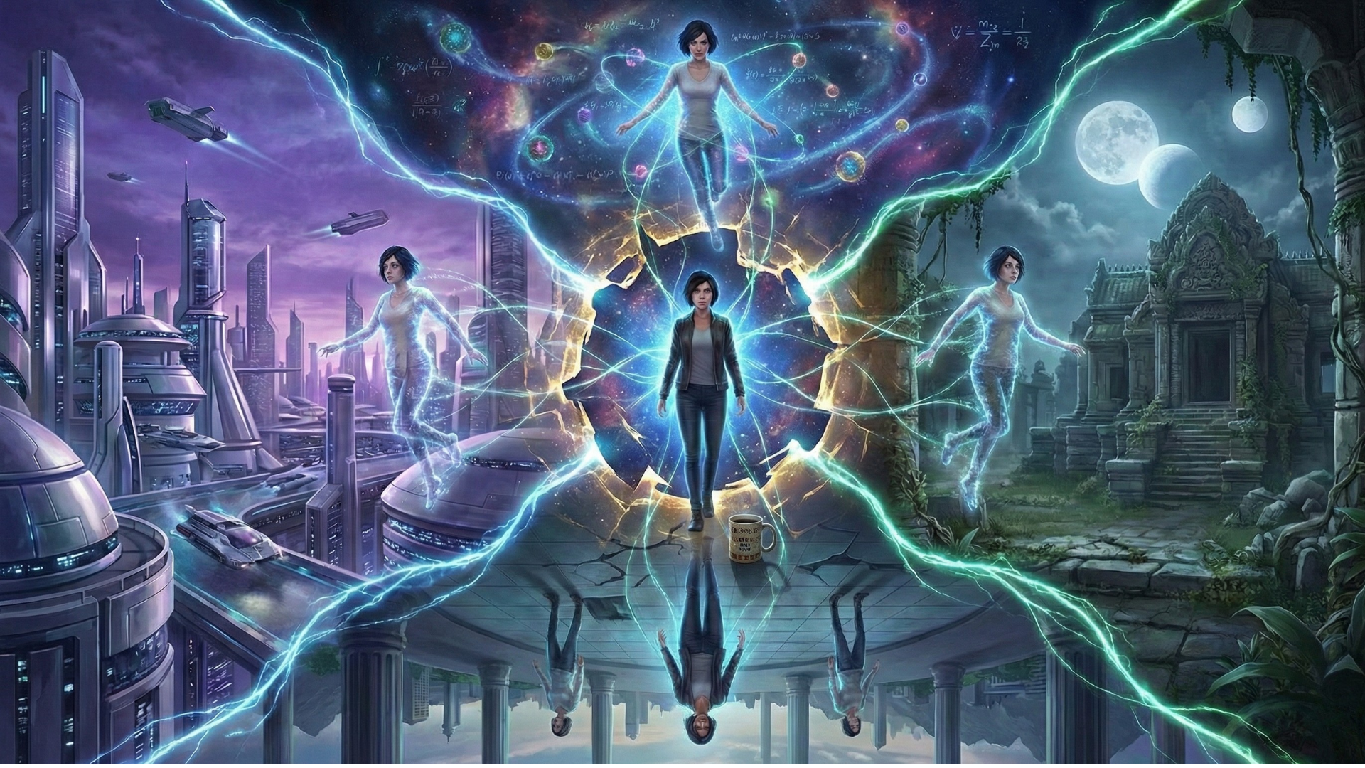 Univers parallèles et doubles quantiques